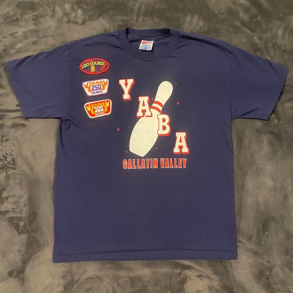 Vintage 90’s Single Stitch Yaba Bowling Pin Tee Shirt